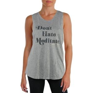 Don’t Hate Meditate Spiritual Gangster Tank